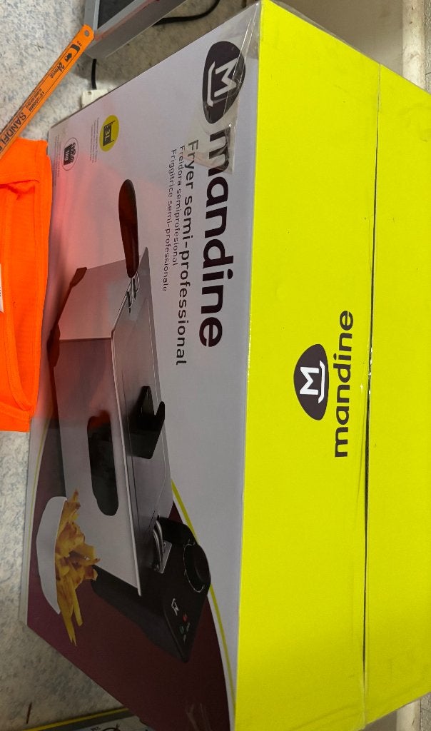 Friteuse mandine (3 Liter). Nieuw, 3 tot 4 liter, Ophalen, Nieuw