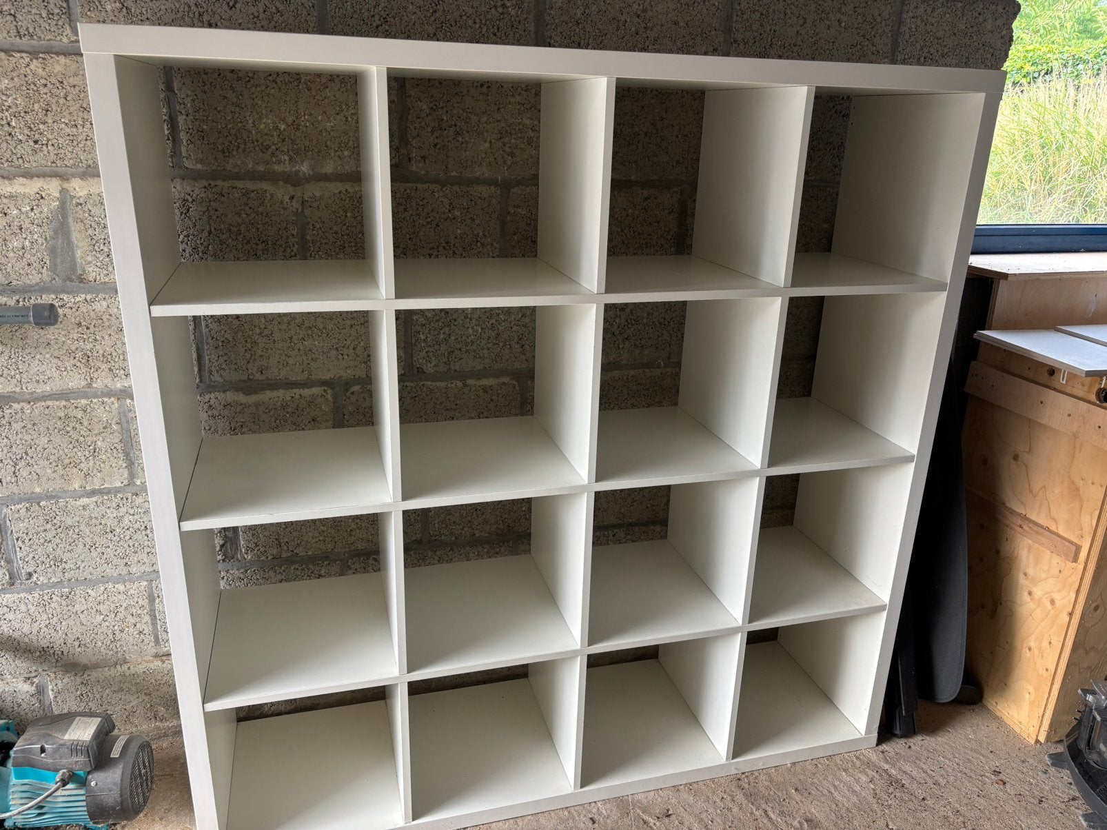 Wit Ikea rek, 147 x 147, 2 stuks beschikbaar, Ophalen, Gebruikt