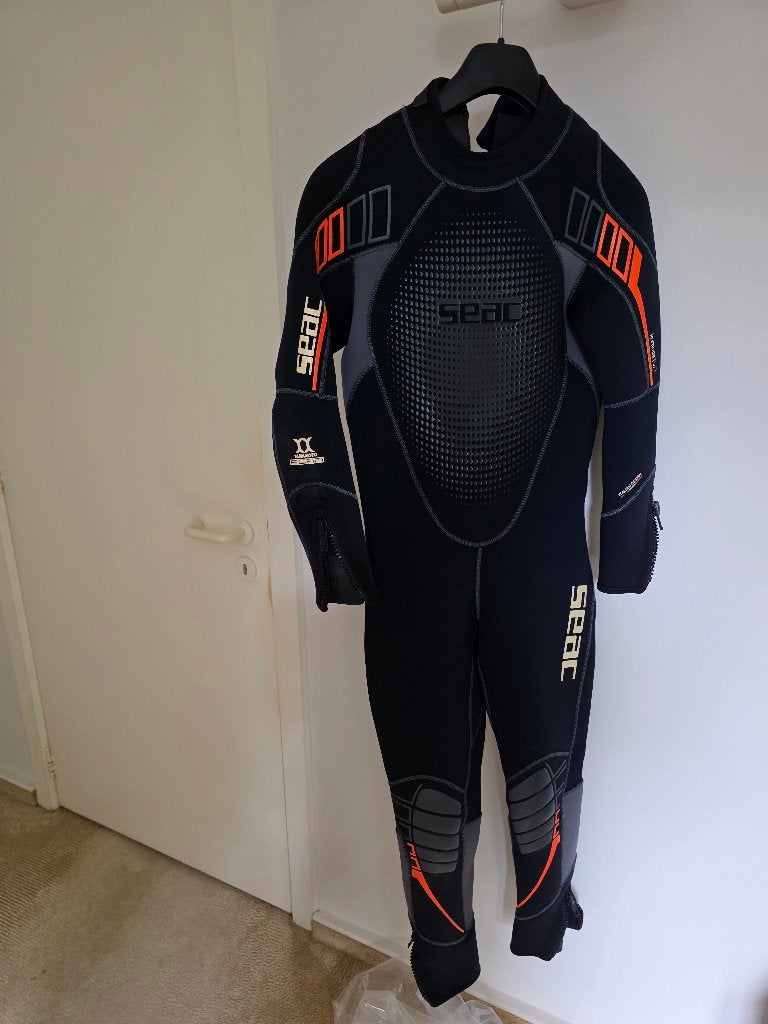 Premium semidry wetsuit Seac Komoda 5mm M man, Watersport en Boten, Duiken, Zo goed als nieuw, Duikpak, Ophalen of Verzenden