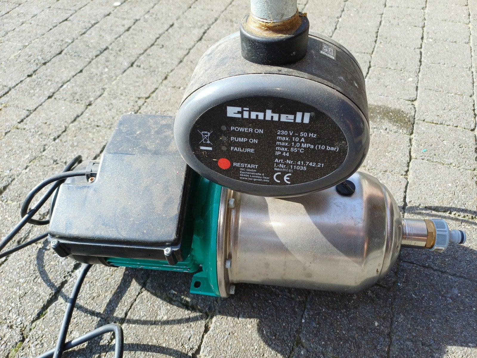 Pompe à eau du groupe Hydrophore, Enlèvement, Comme neuf, Électrique, Pompe d'appoint