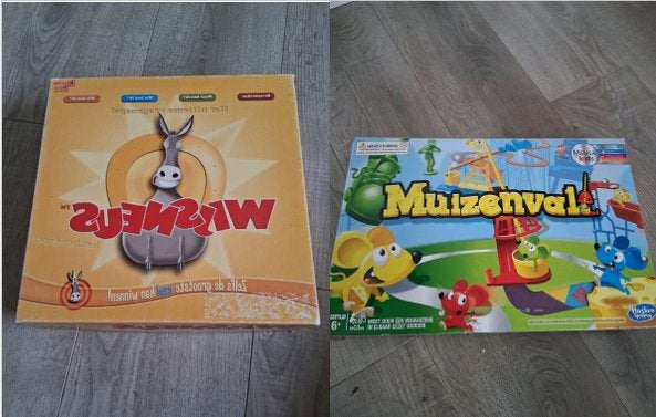 wijsneus en muizenval, Drie of vier spelers, Ophalen, Zo goed als nieuw, Hasbro gaming
