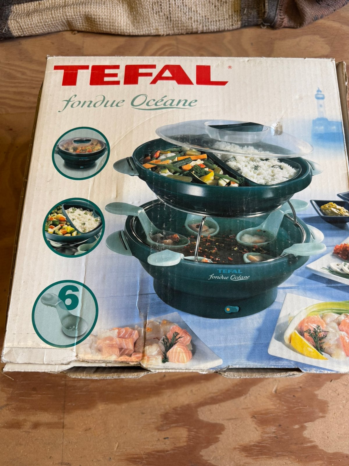 Tefal Fondue Oceane, Ophalen, Zo goed als nieuw