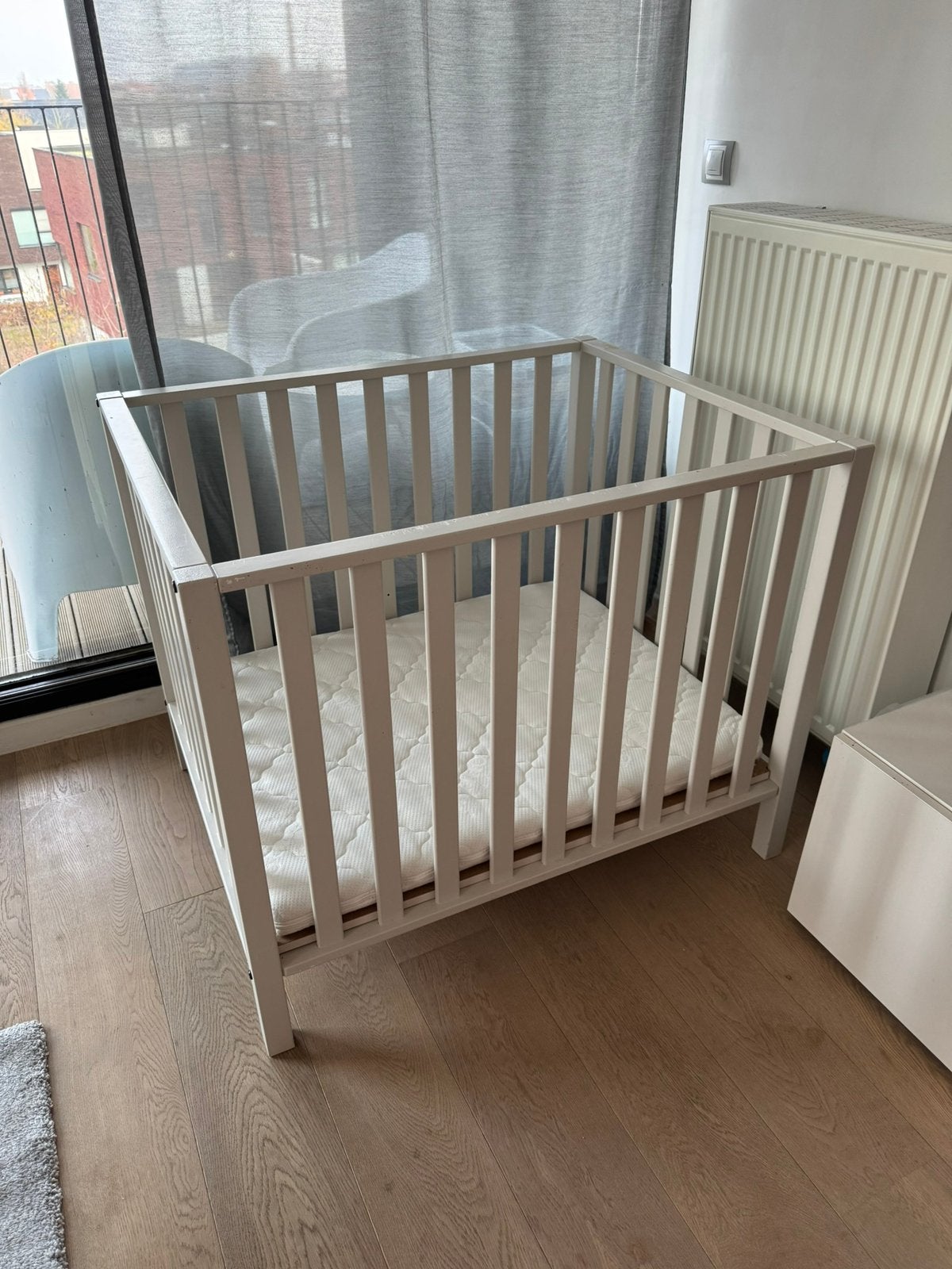 Park voor een baby, Ophalen, Gebruikt, Rechthoekig, In hoogte verstelbaar