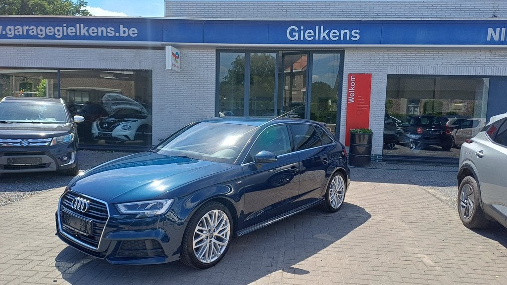 Audi A3 Sportback 1.5TFSI S-Line automaat/1j.garantie, Cuir, Achat, Entreprise, Carnet d'entretien