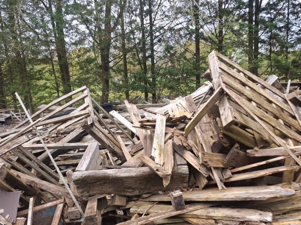Afval hout, Ophalen