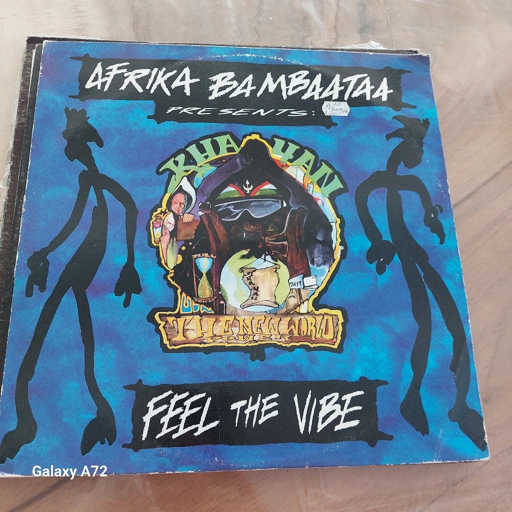 afrika bambaataa feel the vibe 12 inch maxi, Cd's en Dvd's, Vinyl | Dance en House, Gebruikt, House, Ophalen of Verzenden, 12 inch