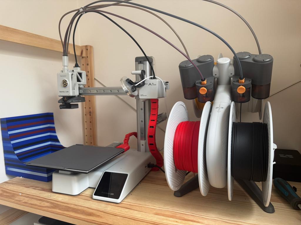 Bambulab A1 mini met ams, Computers en Software, 3D Printers, Zo goed als nieuw, Filament, Ingebouwde Wi-Fi, Ophalen