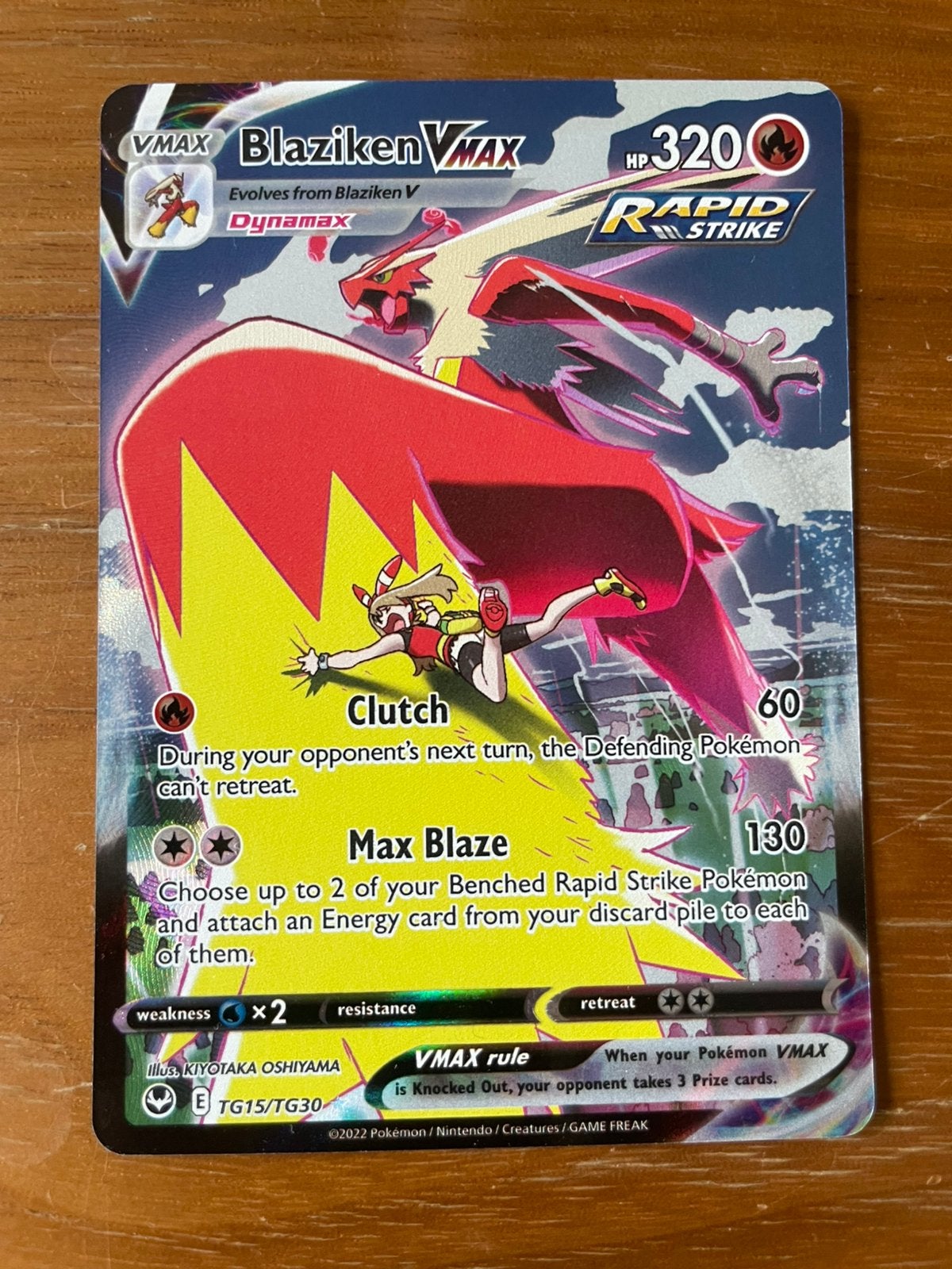 Blaziken VMAX Silver Tempest pokemon kaart, Enlèvement ou Envoi, Neuf, Cartes en vrac, Foil