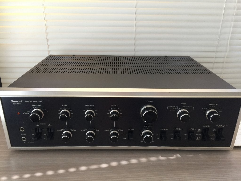 Sansui AU-9500 stereo versterker, Audio, Tv en Foto, Versterkers en Ontvangers, Ophalen, Stereo