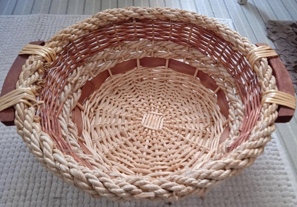 Diverse rieten manden, per stuk of lot te koop, Huis en Inrichting, Ophalen of Verzenden