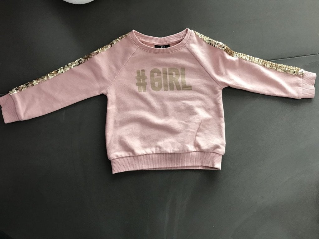 Roze sweater van JBC maat 98, Kinderen en Baby's, Meisje, Trui of Vest, JBC, Ophalen of Verzenden