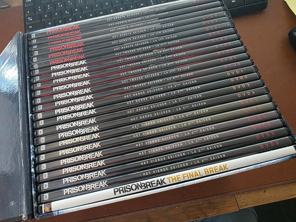 Volledige Box Prison Break van seizoen 1 t/m 4 + Final Break, Cd's en Dvd's, Ophalen, Misdaad, Zo goed als nieuw, Seizoen 2
