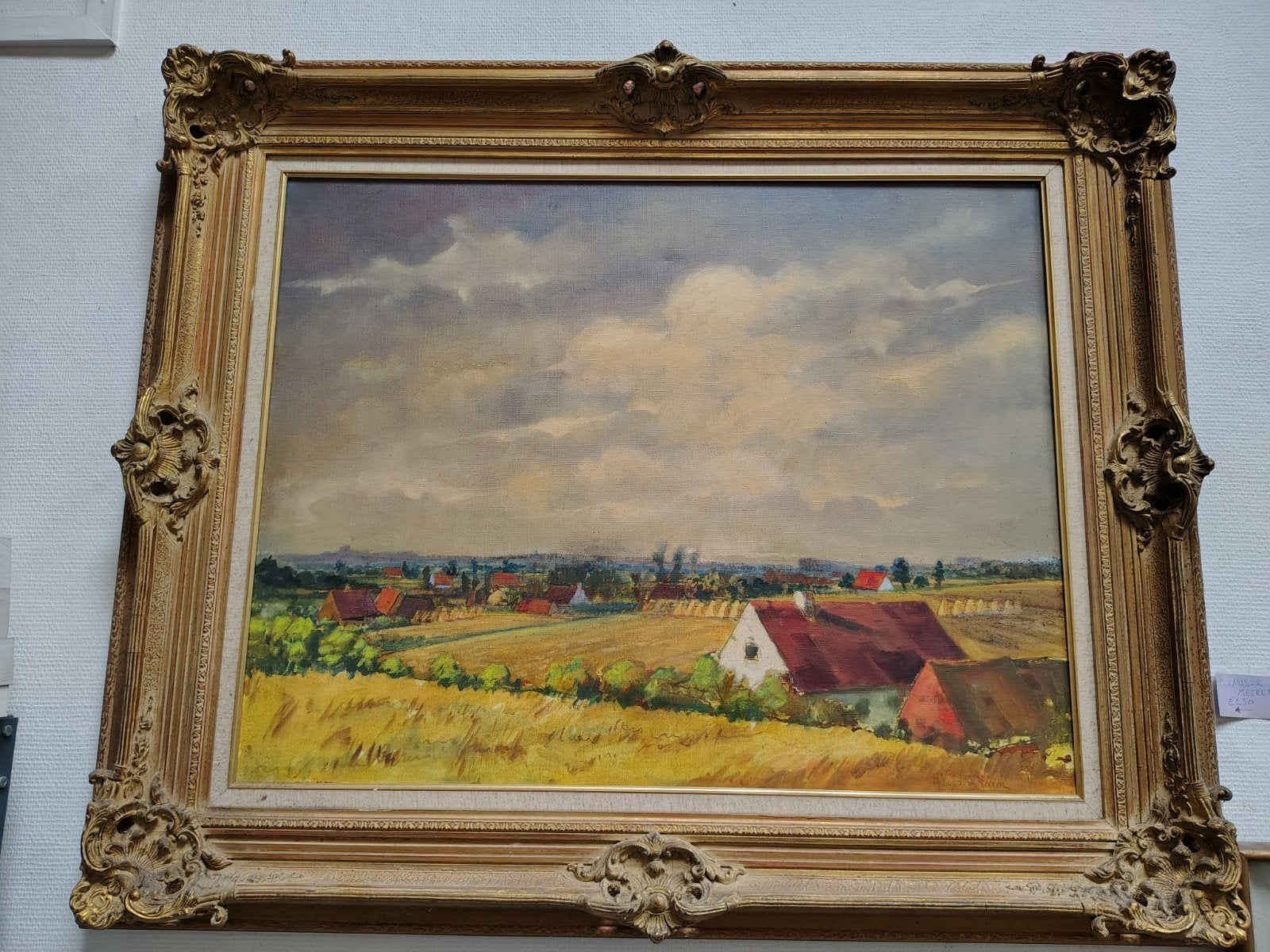 schilderij Maurice Vander Meeren Tielt, Antiek en Kunst, Ophalen, Gesigneerd