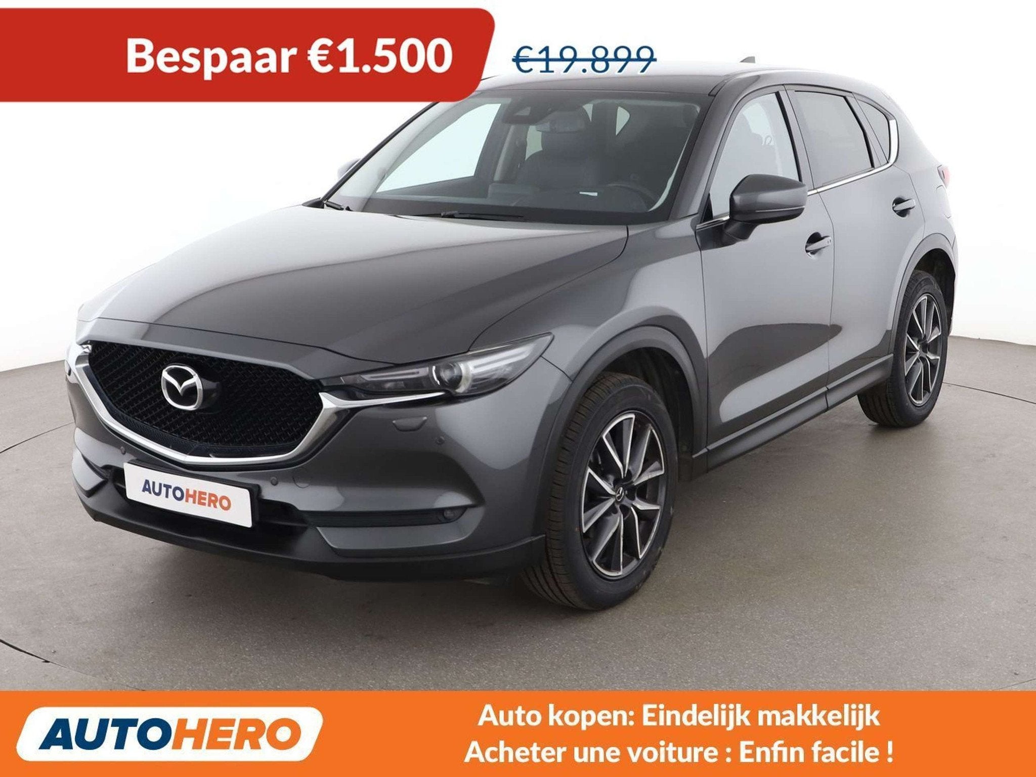 Mazda CX-5 2.0 Exclusive-Line AWD (automatique), Autos, Cuir, Argent ou Gris, Achat, Noir