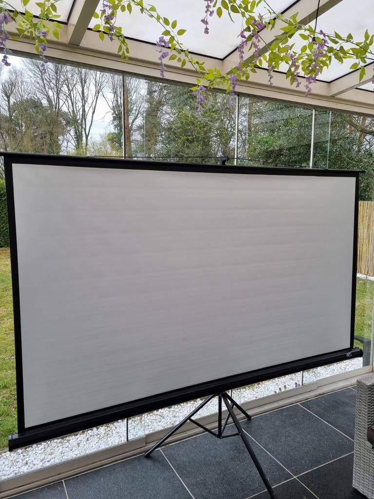 Projectiescherm, Ophalen