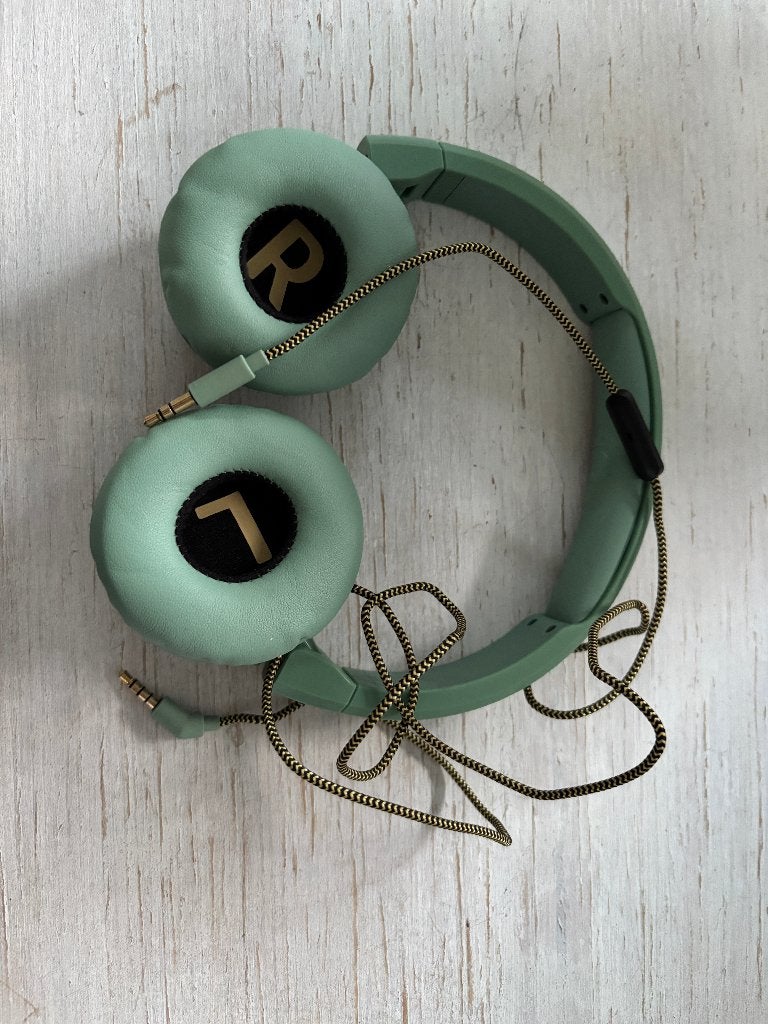 casques audio enfants POGS l'elephant, Autres marques, Enlèvement ou Envoi, Comme neuf, Vert