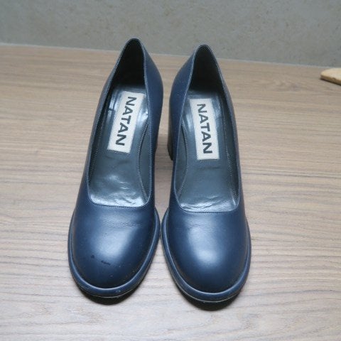 Pumps donkerblauw Natan mt 39,5, Kleding | Dames, Pumps, Blauw, Ophalen of Verzenden, Zo goed als nieuw