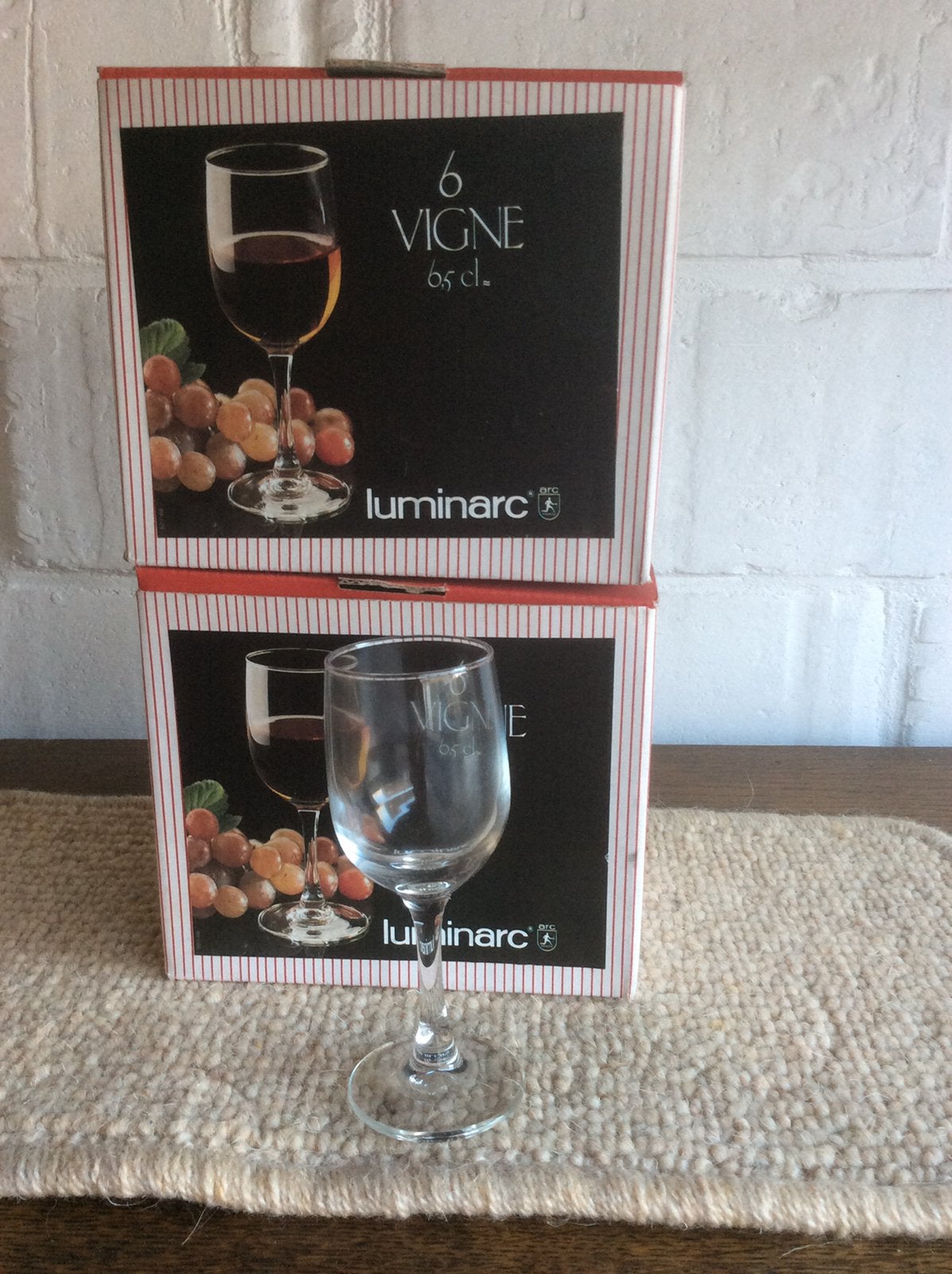 Luminarc : une boisson de vin, de champagne, Collections, Enlèvement, Comme neuf, Autres types