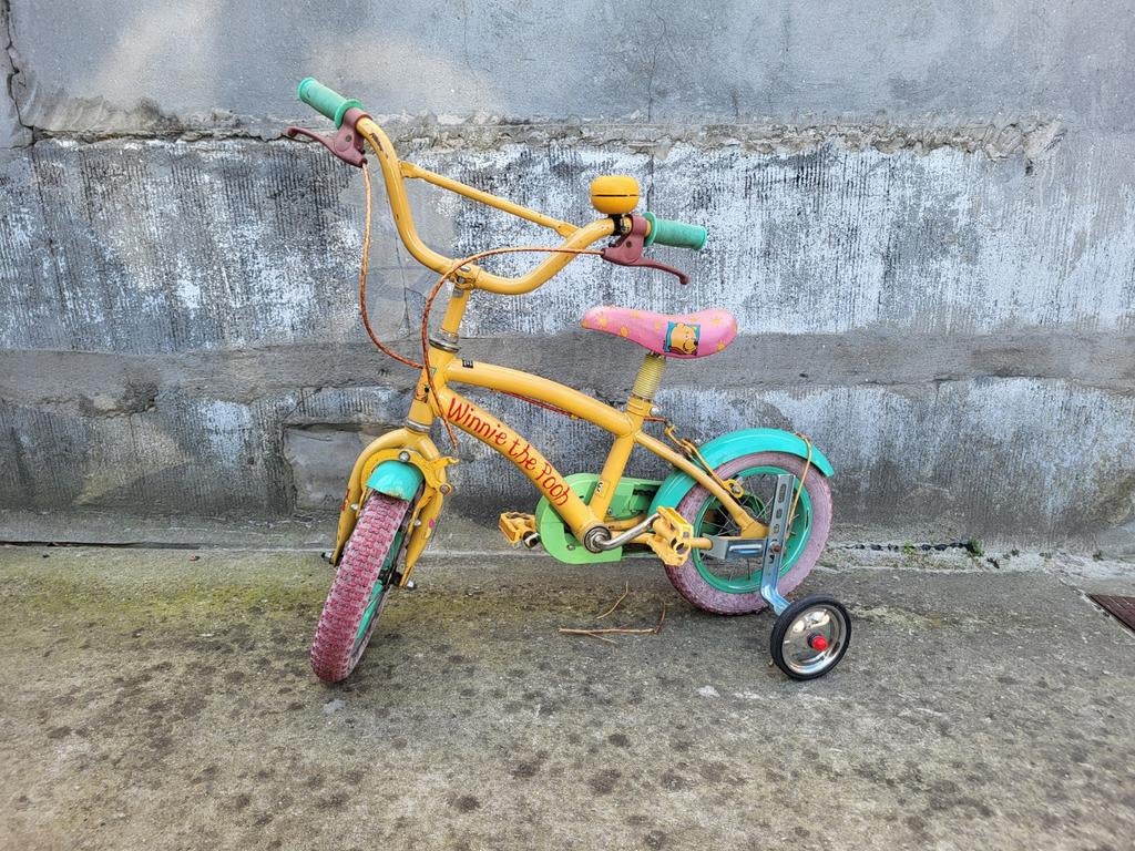 Winnie the Pooh fietsje met steunwielen, Ophalen, Gebruikt