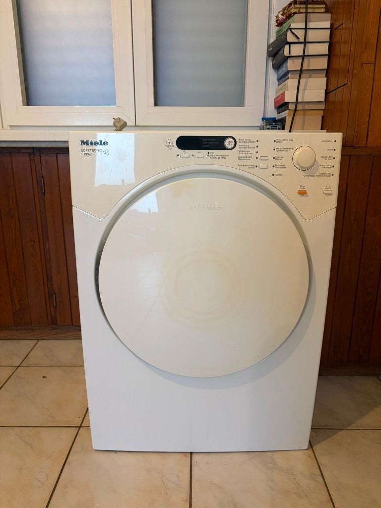 Miele Softtronic T 7934 droogkast – werkt uitstekend, Elektronische apparatuur, Droogkasten, Ophalen, 6 tot 8 kg, Gebruikt, Luchtafvoer