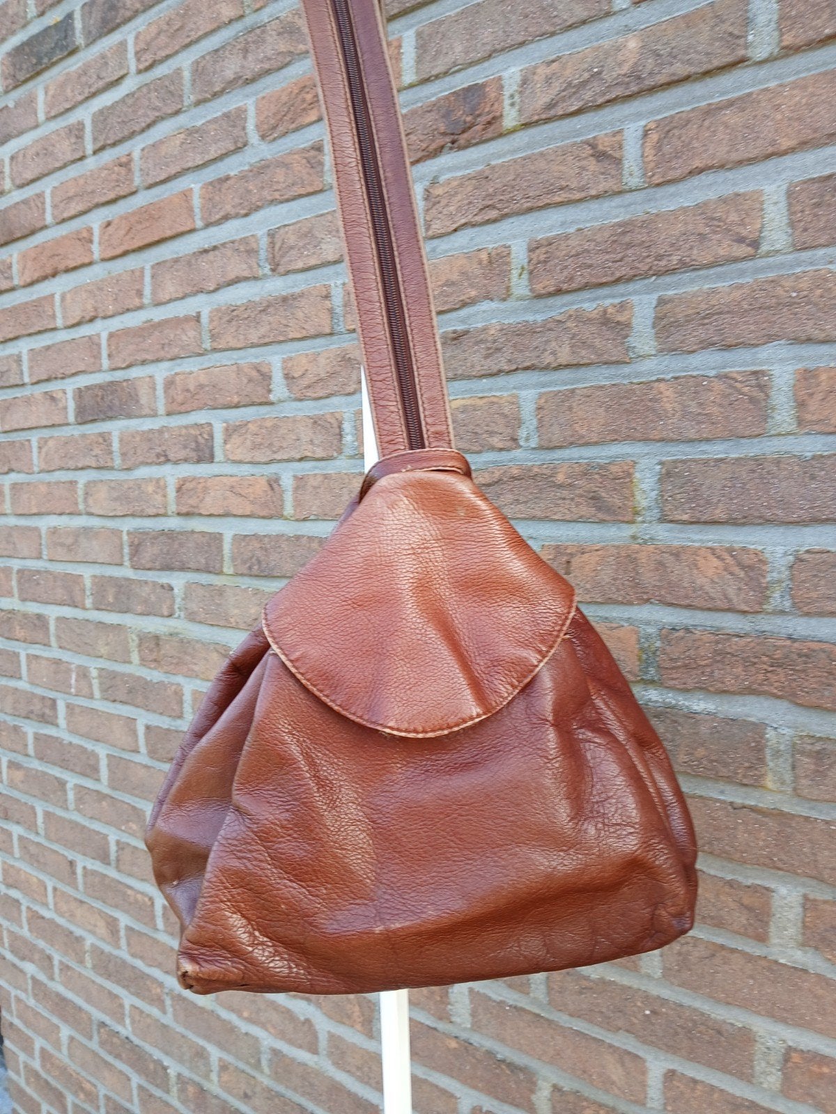 echt leder rugzak, Handtassen en Accessoires, Ophalen of Verzenden