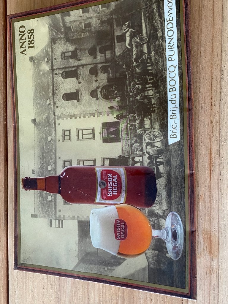 Bier reclame, Enlèvement ou Envoi, Utilisé, Panneau, Plaque ou Plaquette publicitaire, Autres marques