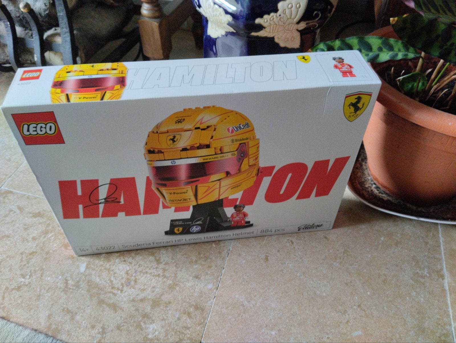 lego 43022 editions Ferrari F1 by Lewis Hamilton Helm., Verzenden