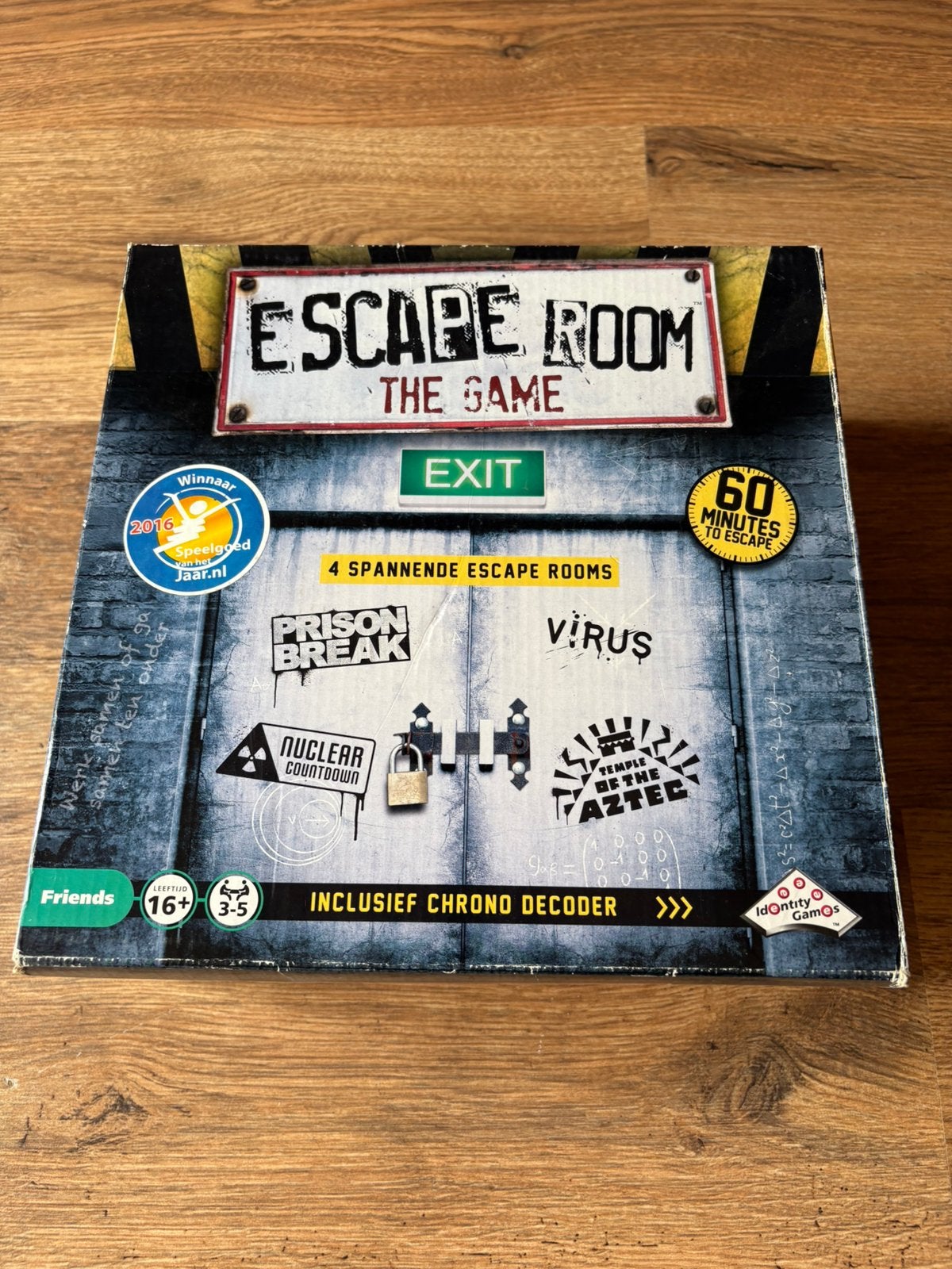 Escape rooms, Ophalen, Zo goed als nieuw