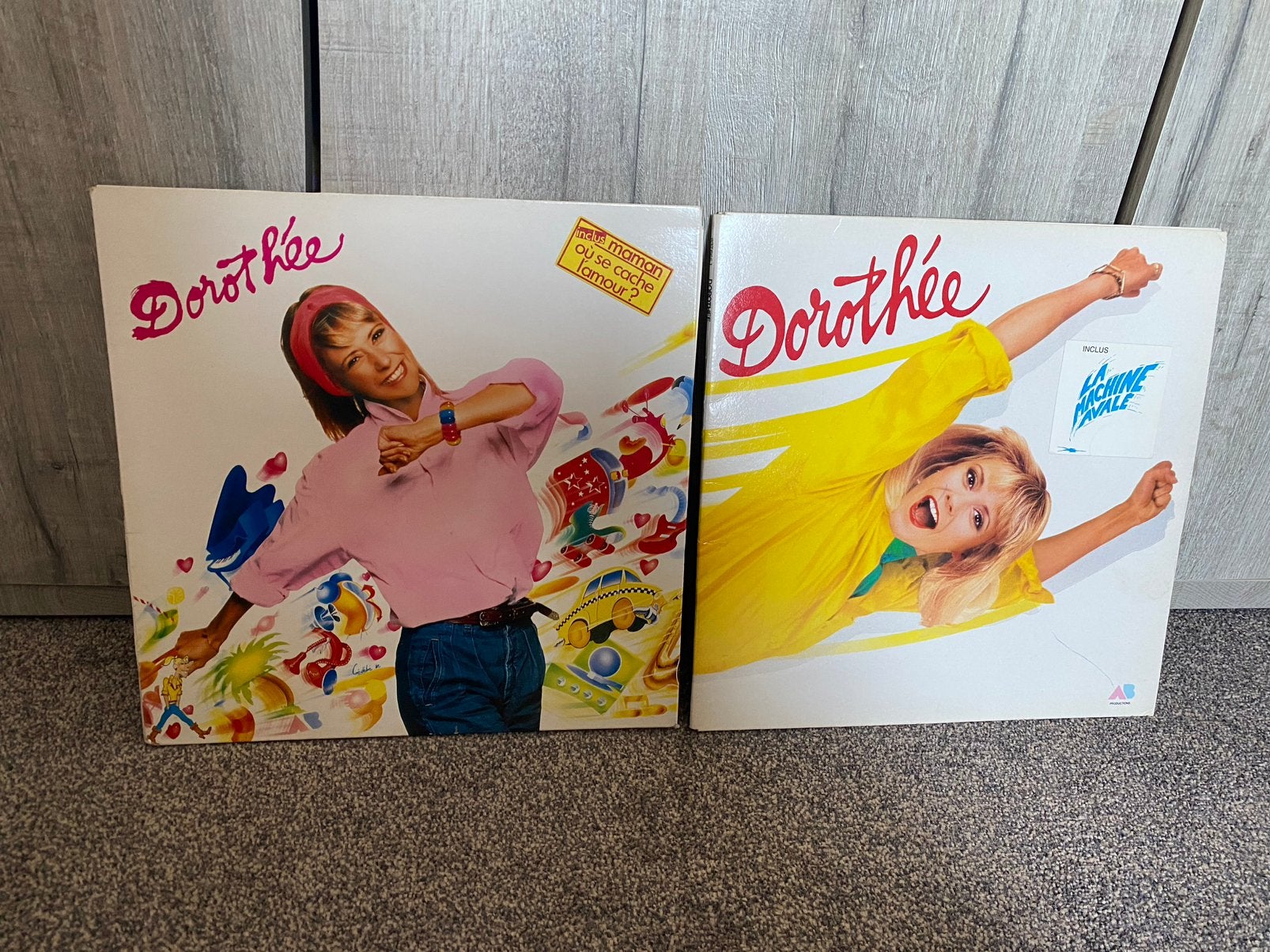 2 vinyles  Dorothée, Cd's en Dvd's, Ophalen, Gebruikt