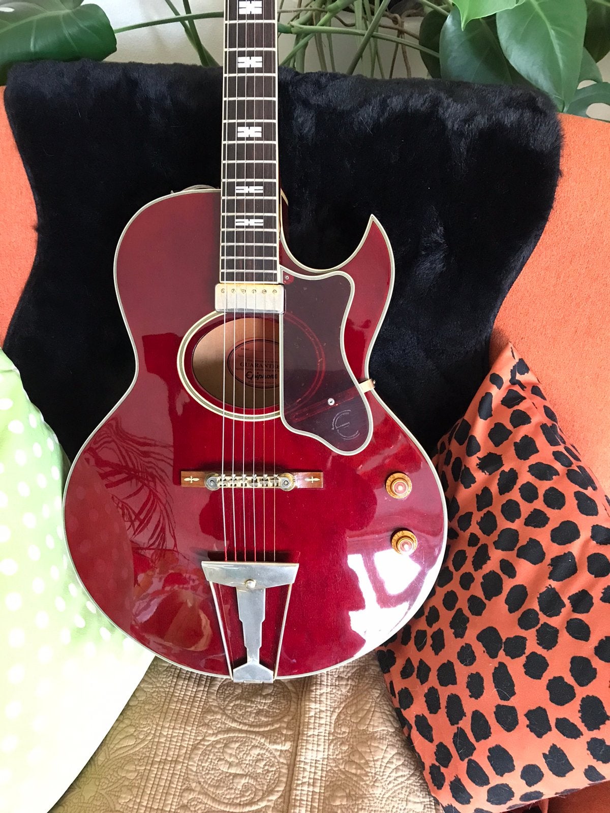 Epiphone jazz gitaar howard robert, Muziek en Instrumenten, Ophalen of Verzenden, Gebruikt, Hollow body, Epiphone