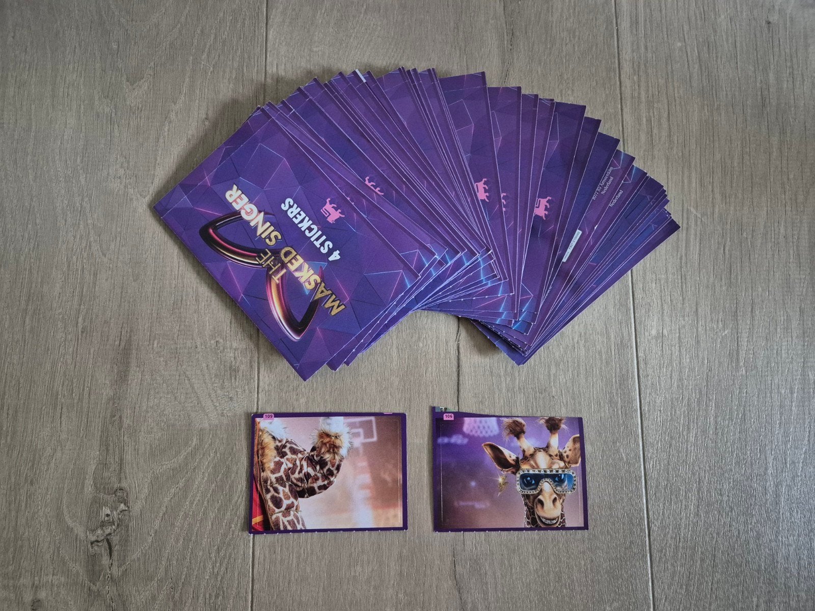 Stickers Masked Singer 2024 (152 stuks), Ophalen of Verzenden, Nieuw