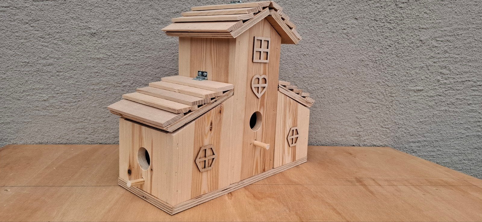vogelhuisje voor 3 of 1 vogeltje, Enlèvement, Neuf