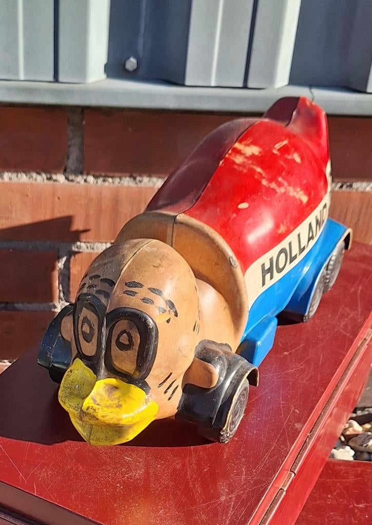 Vintage Holland Duck vrachtwagen, truck mascotte, 80'r jaren, Verzamelen, Merken en Reclamevoorwerpen, Gebruikt, Overige typen