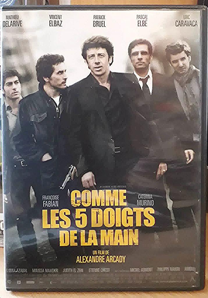 DVD Comme les 5 doigts de la main / Patrick Bruel, Enlèvement, Comme neuf