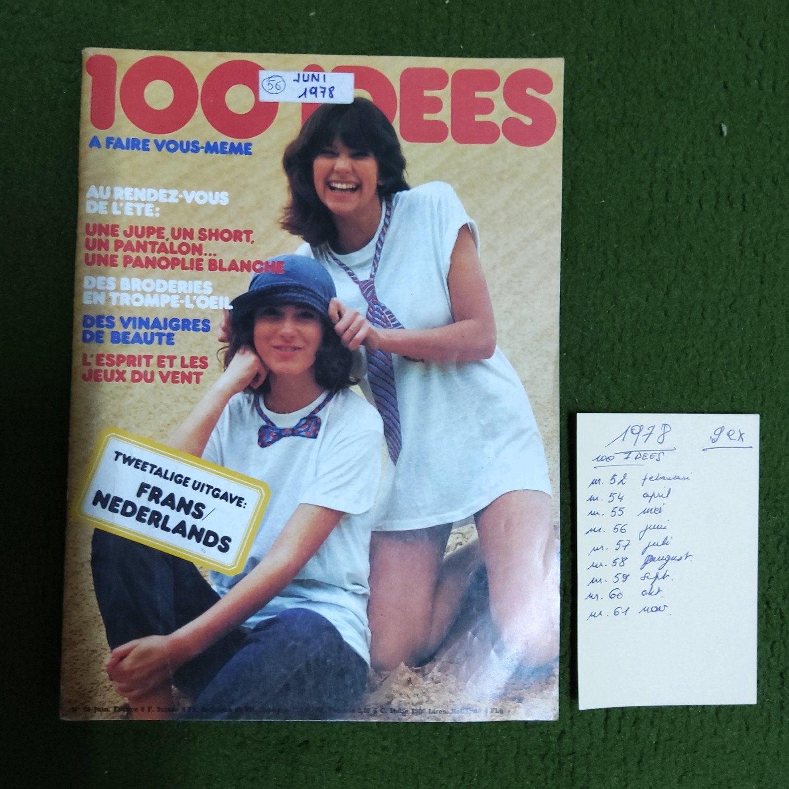 « 100 Idées » Collection unique du magazine emblématique des, Enlèvement ou Envoi, 1960 à 1980, Journal ou Magazine