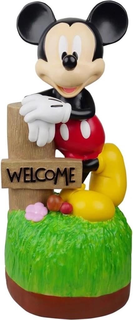 Disney Mickey Mouse beeld voor buiten 35cm, Verzamelen, Disney, Ophalen of Verzenden, Mickey Mouse, Nieuw, Beeldje of Figuurtje