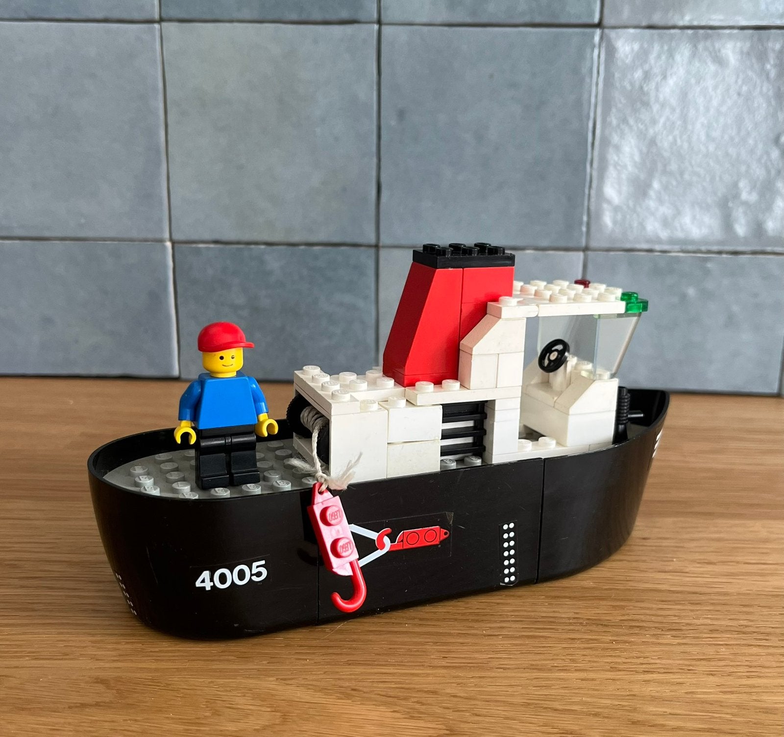 Lego - Legoland des années 80 - remorqueur - 4005, Enlèvement ou Envoi, Lego, Ensemble complet, Comme neuf