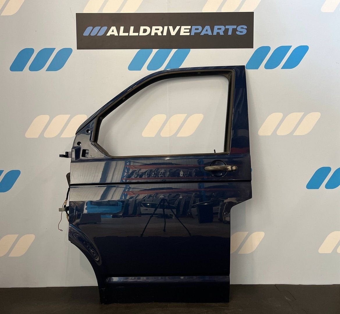 VW Transporter T5 Voorportier links LD5Q Blauw 7E0831055G, -, Utilisé, Porte, -
