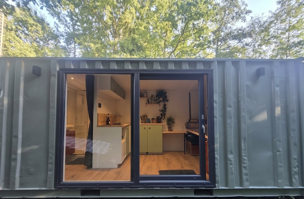 Tiny House - Omgebouwde zeecontainer, Tot en met 2