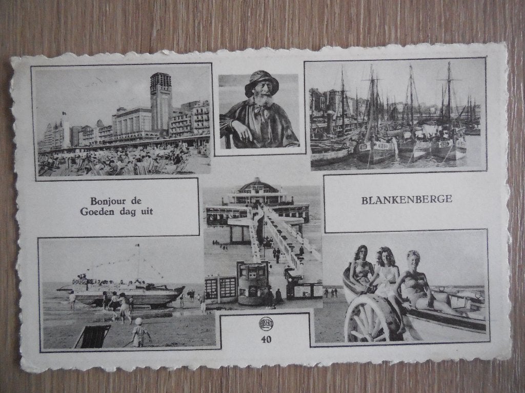 postkaart Goeden dag uit Blankenberge, Verzamelen, Ophalen of Verzenden, 1960 tot 1980, Gelopen, West-Vlaanderen