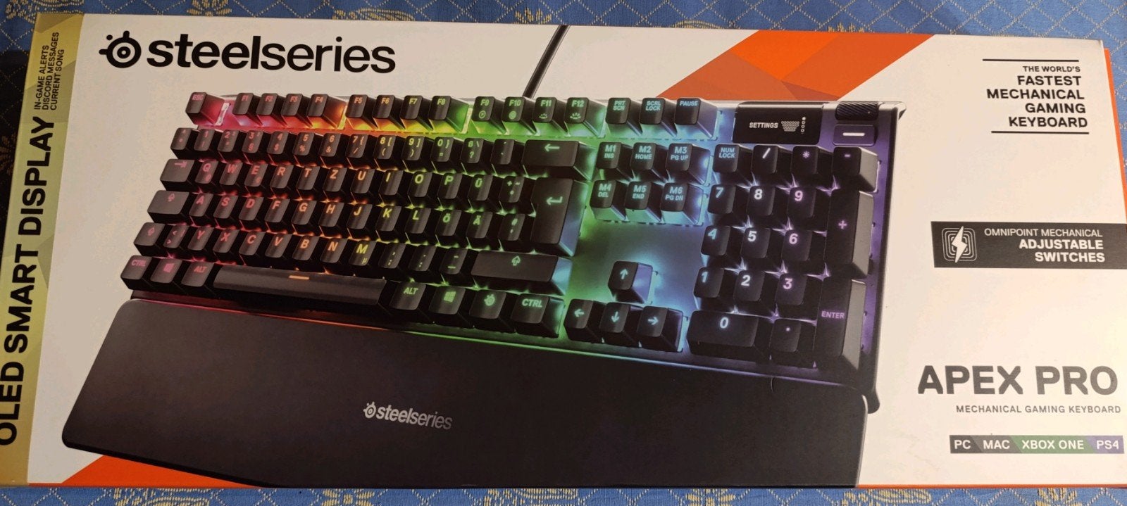 Apex PRO-serie stalen toetsenbord, Gaming toetsenbord, Azerty, Ophalen of Verzenden, Zo goed als nieuw