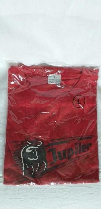 Jupiler t-shirt rood L, Verzamelen, Ophalen of Verzenden, Nieuw, Jupiler