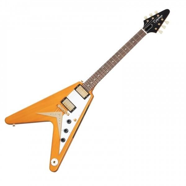 GEZOCHT Epiphone 1958 Korina Flying V, Natural, Enlèvement, Epiphone