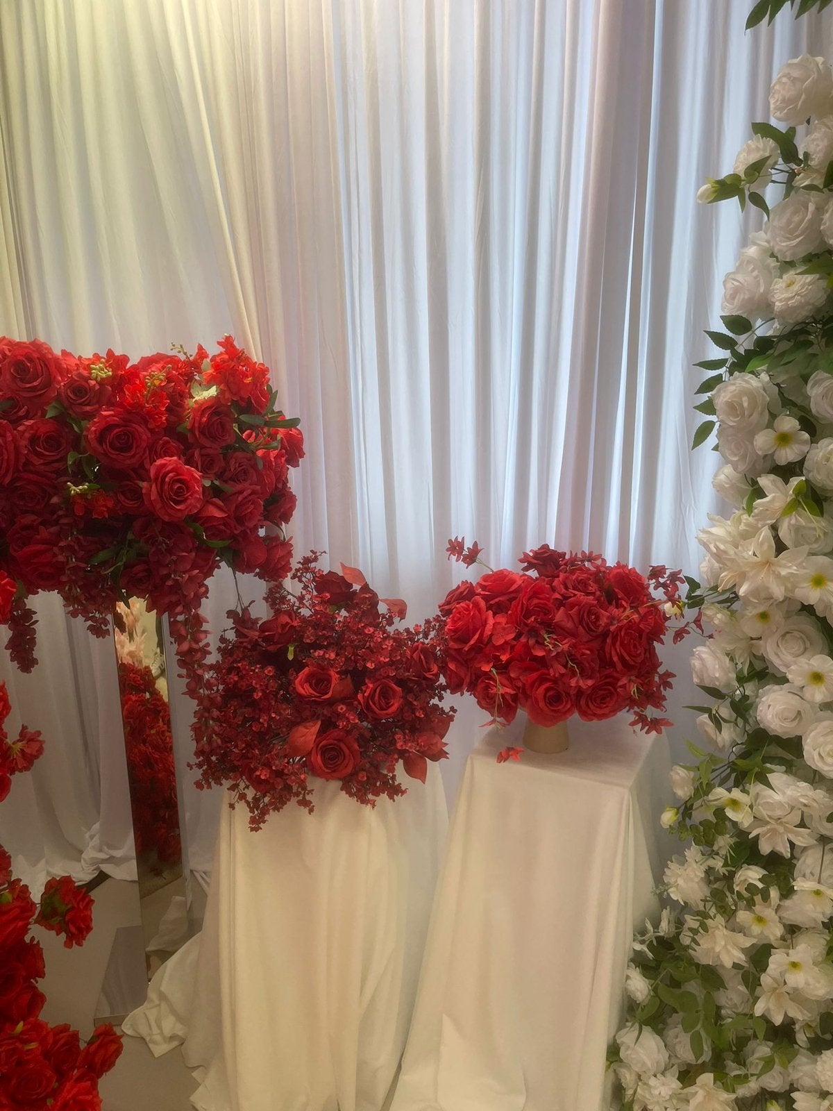 Lot de fleurs de decoration mariage 91 pièces!!! A SAISIR!!!, Ophalen, Zo goed als nieuw