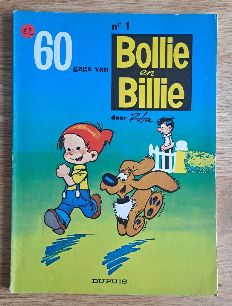 1 - 60 Gags van Bollie en Billie, Boeken, Stripverhalen, Gelezen, Eén stripboek, Ophalen of Verzenden, Jean ROBA
