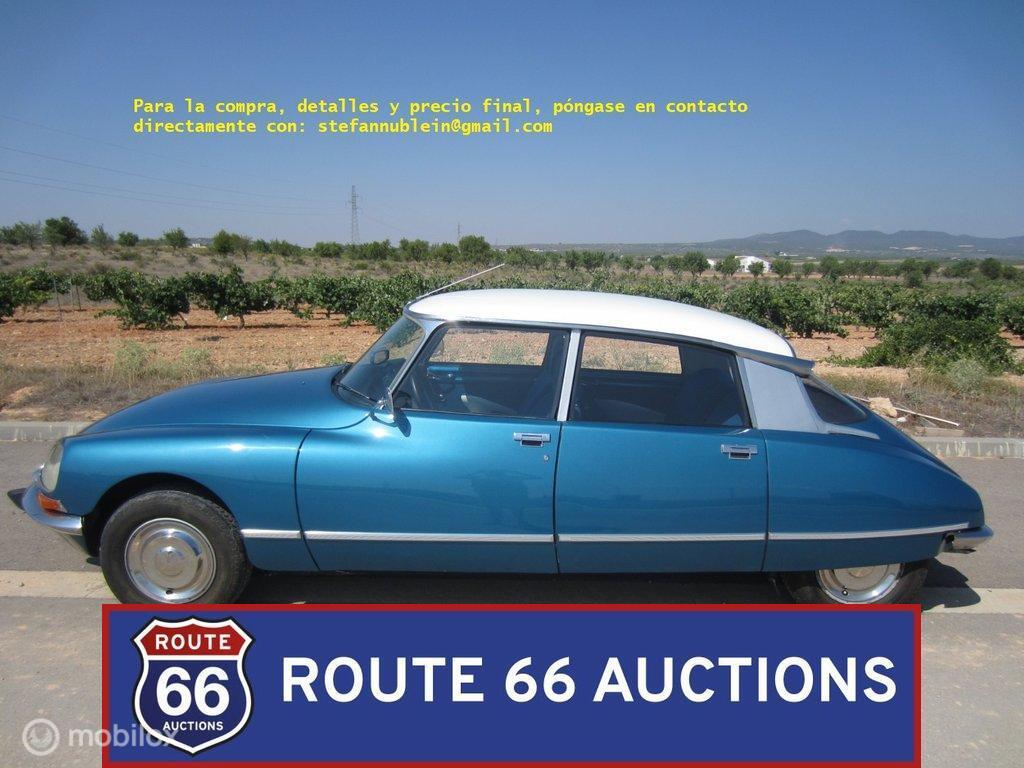 Citroën DS | 1974 | Route 66 Auctions, Auto's, Citroën, Zwart, Bedrijf, Handgeschakeld