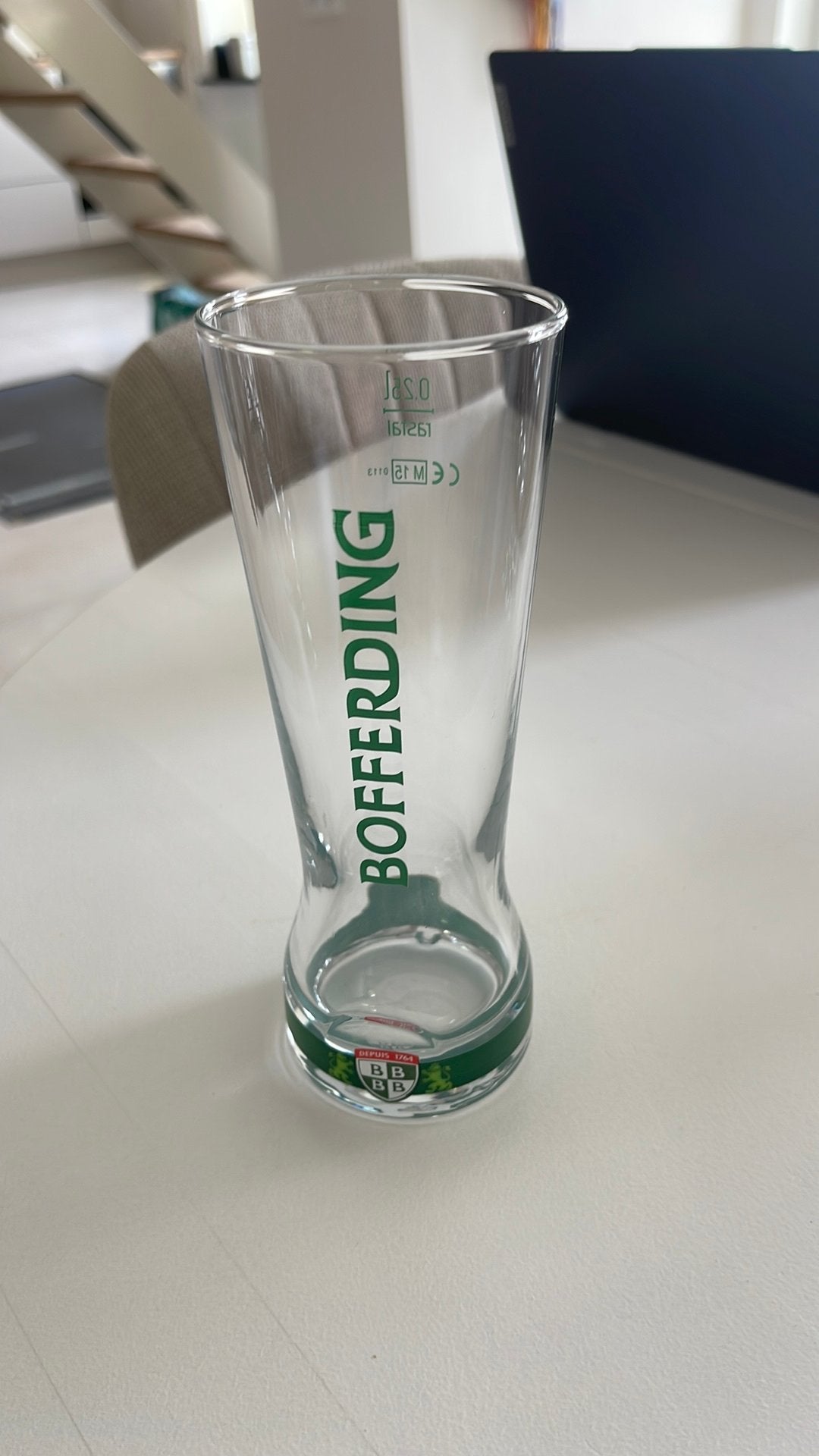 Verre biere Bofferding, Enlèvement, Comme neuf