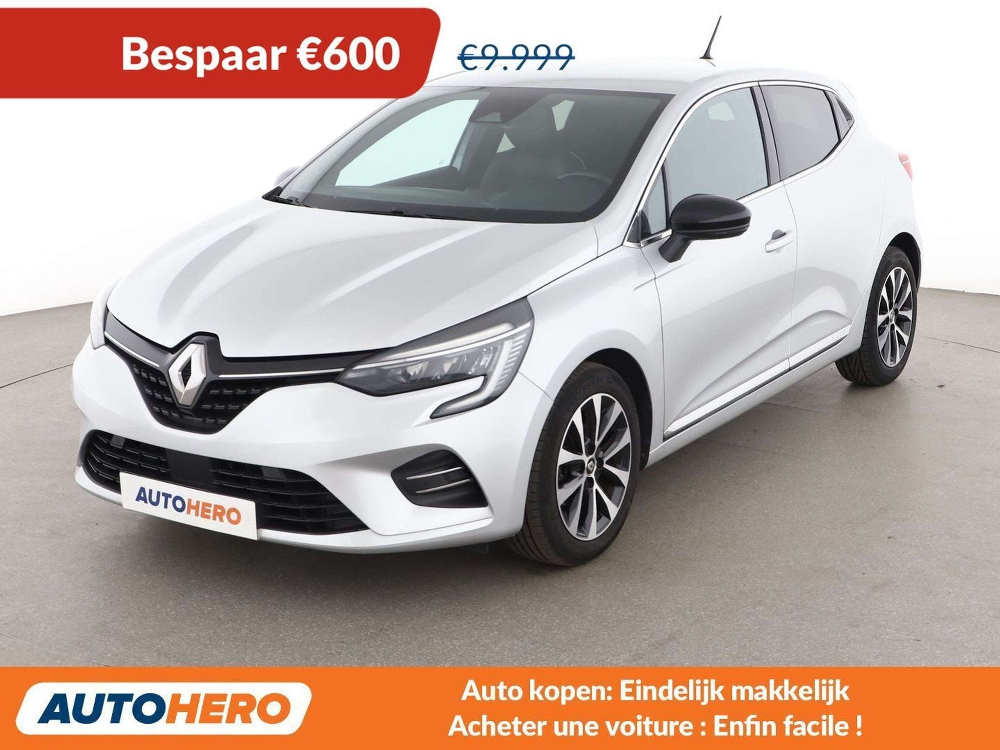 Renault Clio 1.0 TCe Intens (année de construction 2020), Autos, Renault, Argent ou Gris, Achat, Euro 6, 1178 kg