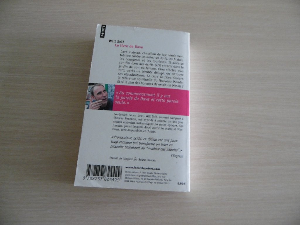 LE LIVRE DE DAVE       WILL SELF, Will Self, Europa overig, Ophalen of Verzenden, Zo goed als nieuw