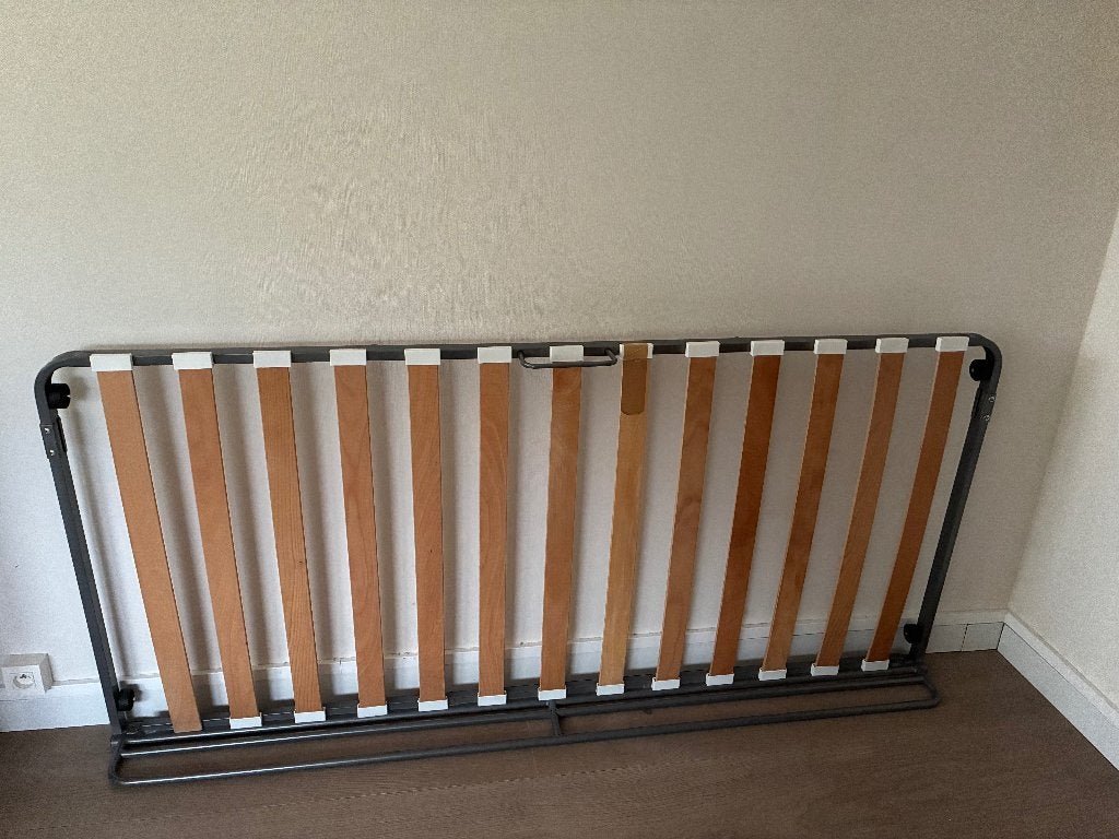 Sommier à lattes 197 x 92 - GRATUIT, 90 cm, Une personne, Enlèvement, Utilisé